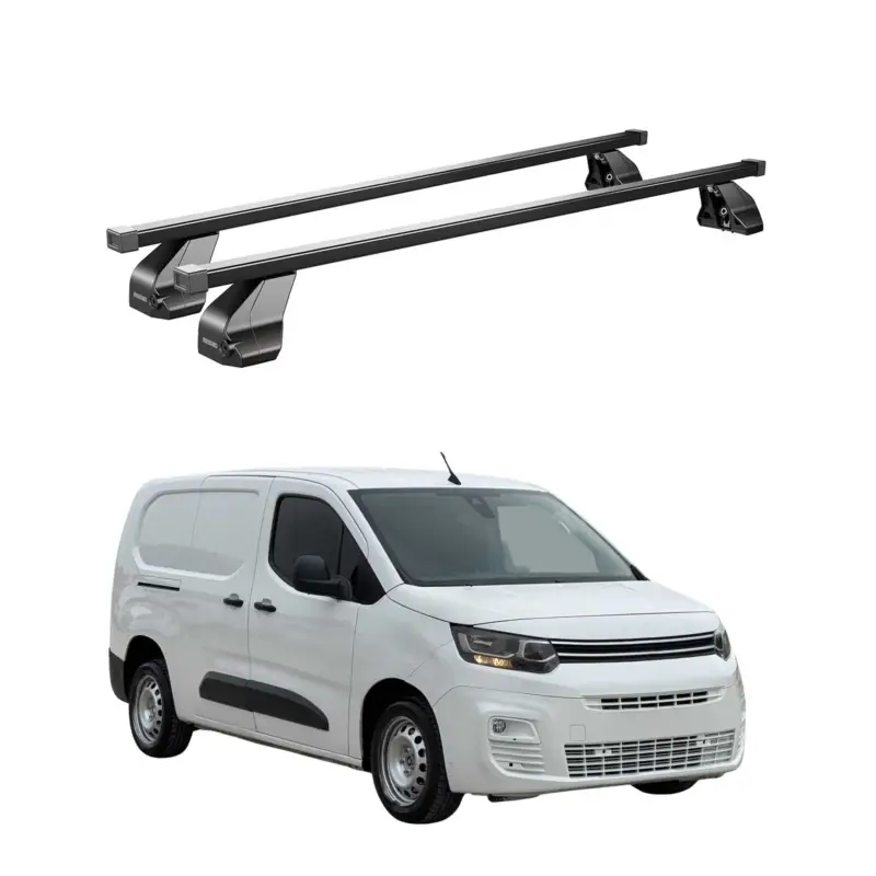 Top-Preis Menabo Dachträger Grundtäger für Citroen Berlingo 2018-2026 75kg Stahl Schwarz