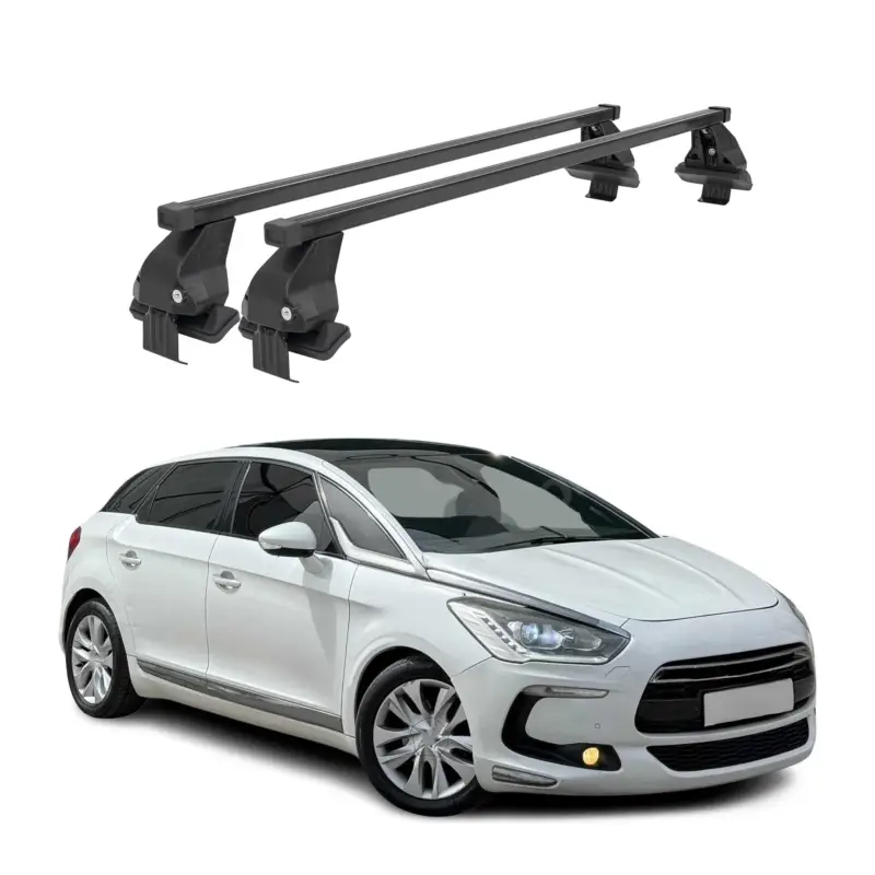 Wochenendangebot Menabo Dachträger Grundtäger für DS5 2015-2018 FL 50kg Stahl Schwarz 2 tlg