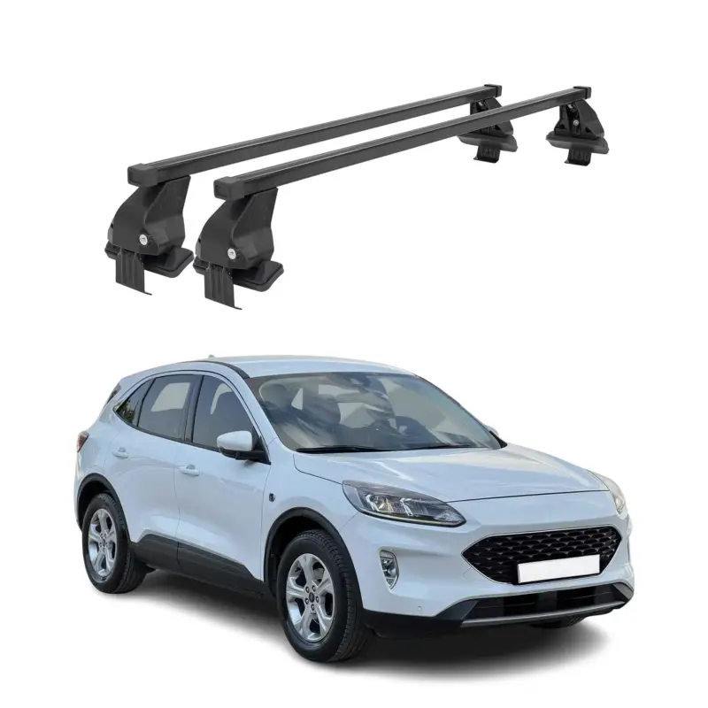 Echt Menabo Dachträger Grundtäger für Ford Kuga III 2019-2026 50kg Stahl Schwarz 2x