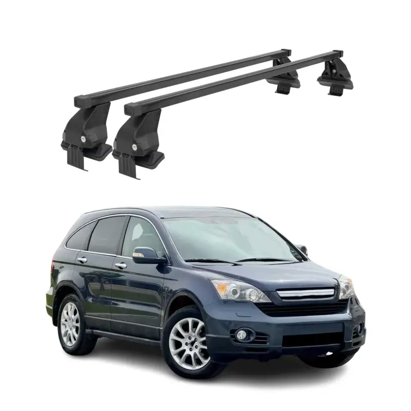 Nur Für Kurze Zeit Menabo Dachträger Grundtäger für Honda CR-V mk3 2006-2012 50kg Stahl Schwarz 2x