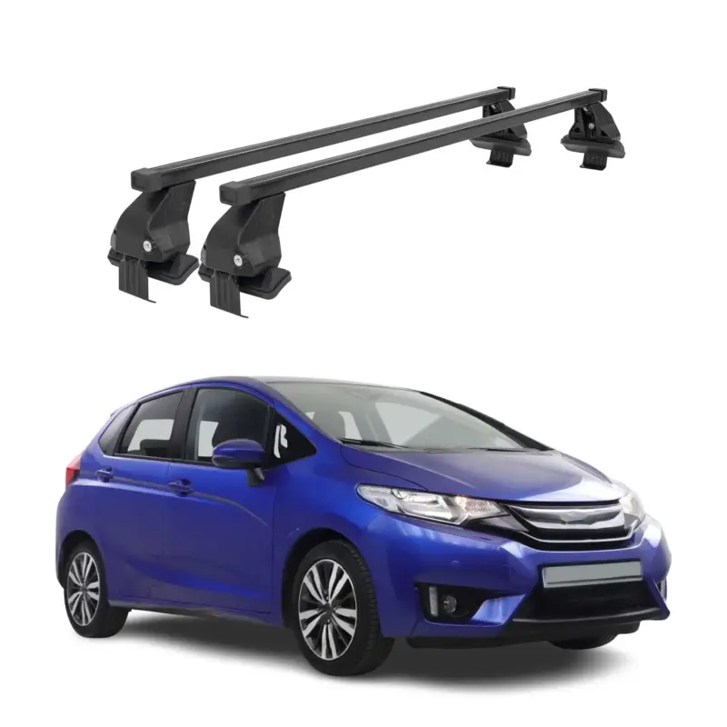 Menabo Dachträger Grundtäger für Honda Jazz 2020-2026 50kg Stahl Schwarz 2 tlg Kracherpreis