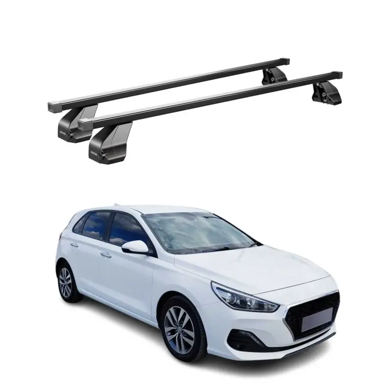 Menabo Dachträger Grundtäger für Hyundai i30 2016-2020 5tür 75kg Stahl Schwarz Jetzt Kaufen