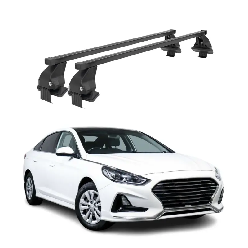 Sale Menabo Dachträger Grundtäger für Hyundai Sonata mk7 2014-2019 50kg Stahl Schwarz
