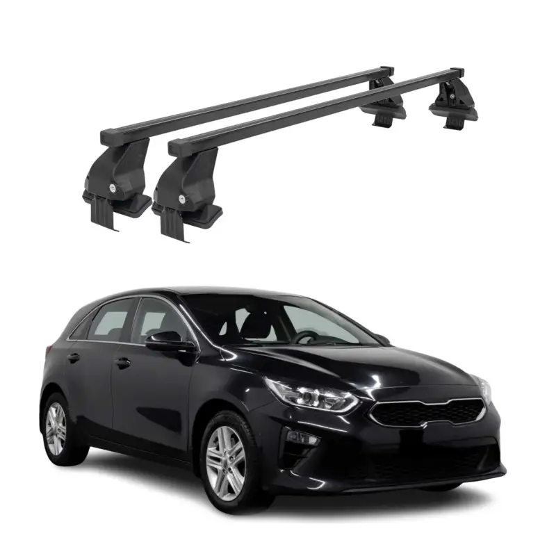 Menabo Dachträger Grundtäger für Kia Ceed SportsWagon 2019-2026 50kg Schwarz 2x Saisonangebot