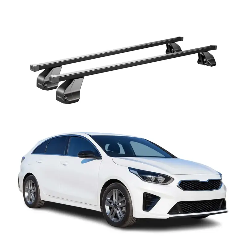 Menabo Dachträger Grundtäger für Kia Pro Ceed 2019-2026 75kg Stahl Schwarz 2 tlg Must-Have
