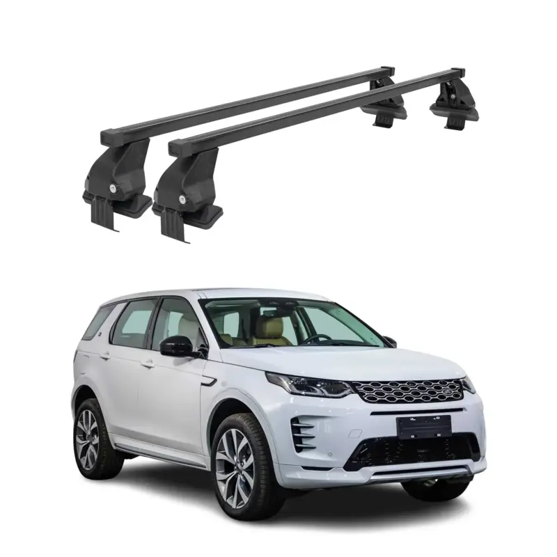Schneller Versand Menabo Dachträger für Land Rover Discovery Sport 2019-2026 50kg Stahl Schwarz 2x
