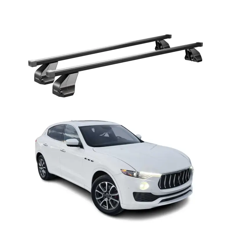 Menabo Dachträger Grundtäger für Maserati Levante 2016-2024 75kg Stahl Schwarz Echt