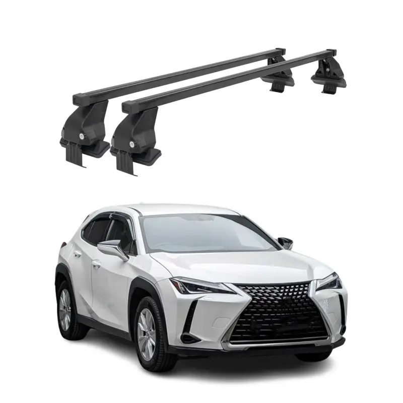 Direktkauf Menabo Dachträger Grundtäger für Lexus UX 2019-2026 50kg Stahl Schwarz 2 tlg