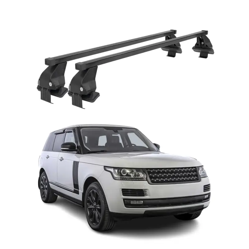 Top-Preis Menabo Dachträger für Land Rover Range Rover L405 2013-2021 50kg Schwarz Stahl
