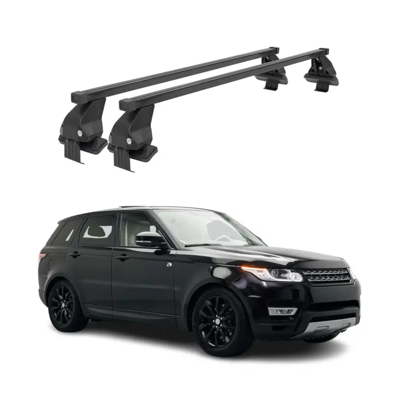 Menabo Dachträger für Land Rover Range Rover Sport L494 2013-2018 Stahl Schwarz Sonderangebot