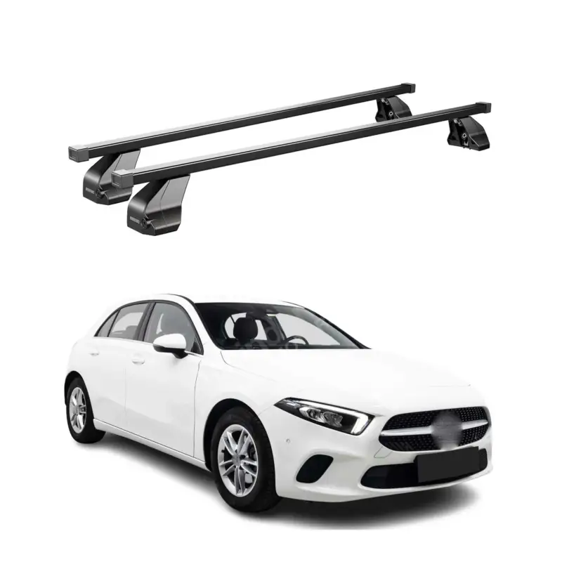 Menabo Dachträger für Mercedes A Klasse W177 2018-2026 75kg Stahl Schwarz 2x Bestpreis
