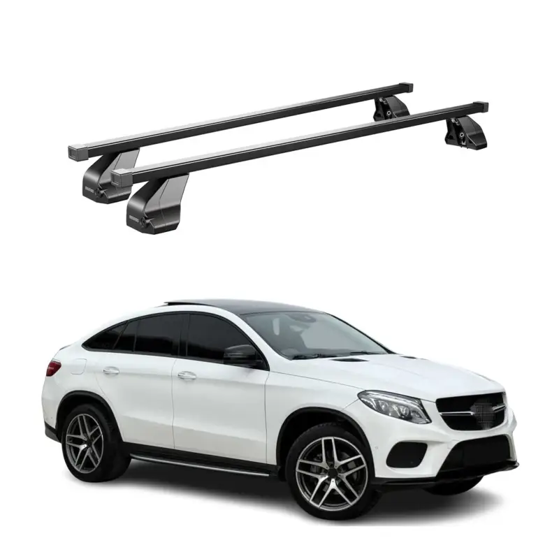 Online Kaufen Menabo Dachträger Grundtäger für Mercedes GLE C292 2015-2019 75kg Stahl Schwarz