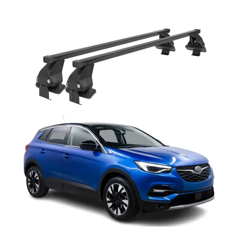 Menabo Dachträger für Opel Grandland / Grandland X 2017-2024 50kg Stahl Schwarz Must-Have