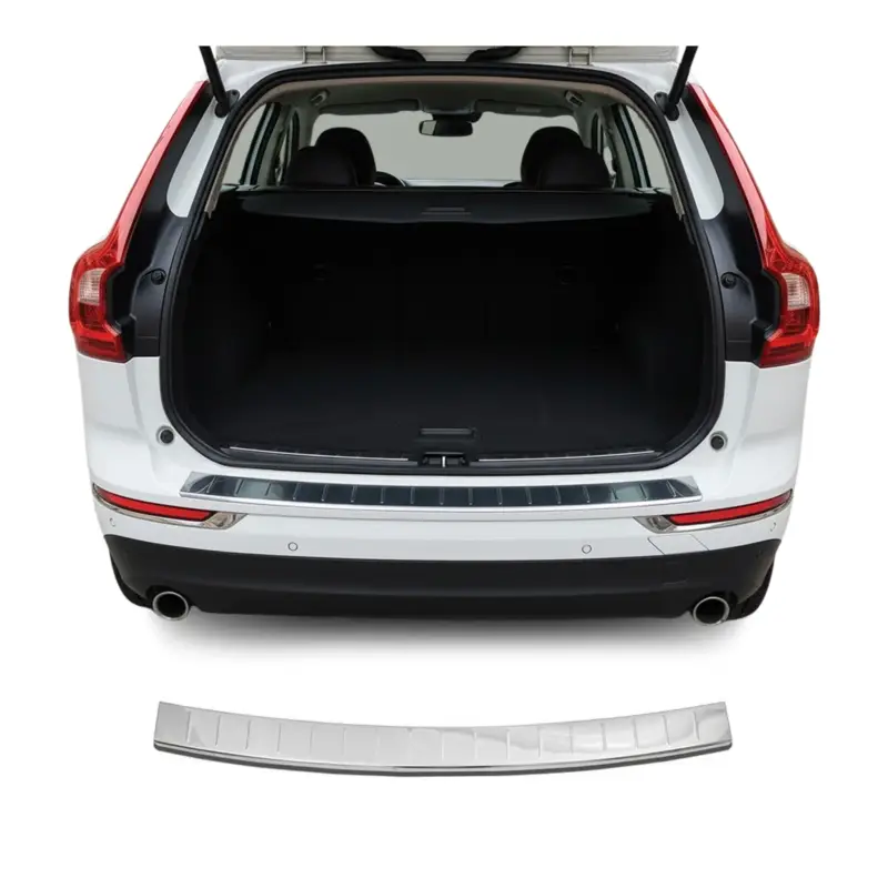 Top-Angebot Ladekantenschutz Stoßstangenschutz für Volvo XC60 II 2018-2026 Edelstahl Chrom