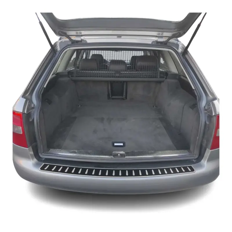 Ladekantenschutz für Audi A6 C5 Avant / Allroad 1997-05 Edelstahl carbon foliert Solange Der Vorrat Reicht