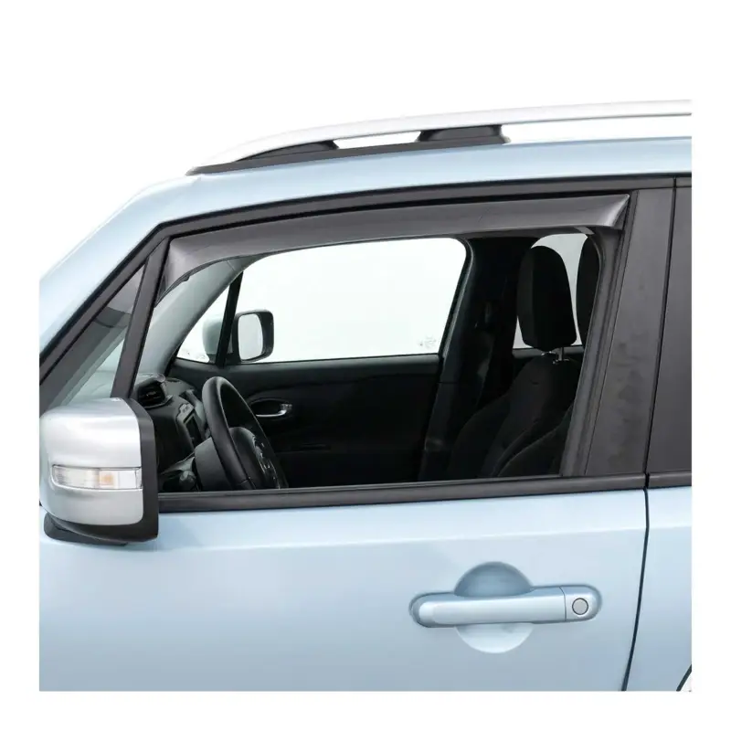 Windabweiser Regenabweiser für Jeep Renegade 2014-2024 Dunkel Acryl 2tlg Beliebt