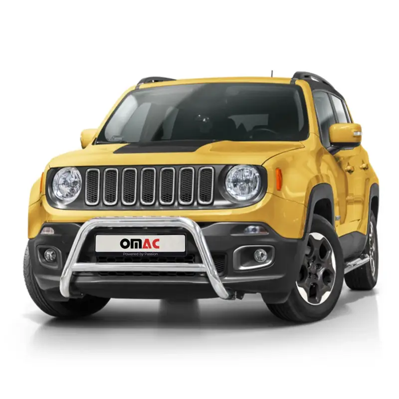 Frontbügel Frontschutzbügel für Jeep Renegade 2014-2024 Stahl Silber Rammschutz Versand Am Gleichen Tag