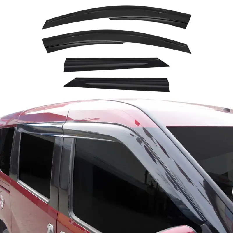 4x Windabweiser Regenabweiser für Dacia Logan MCV 2007-2013 Acryl Dunkel Saisonangebot