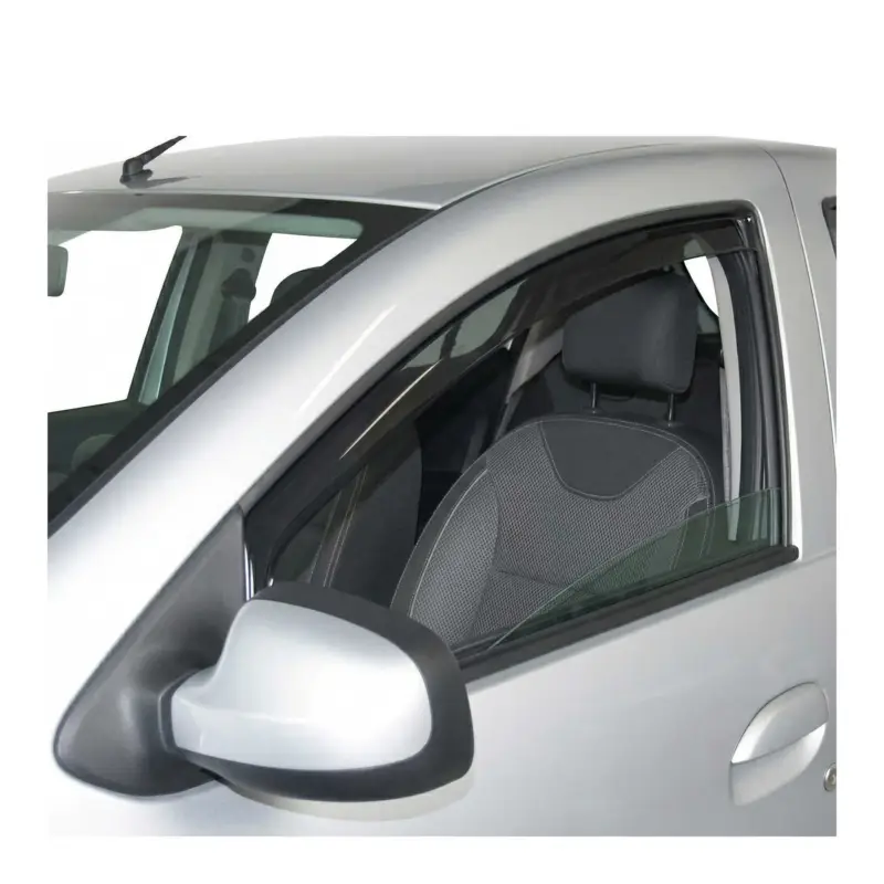 Garantierte Lieferung Windabweiser Regenabweiser für Dacia Sandero Stepway 2008-2012 Dunkel 2x