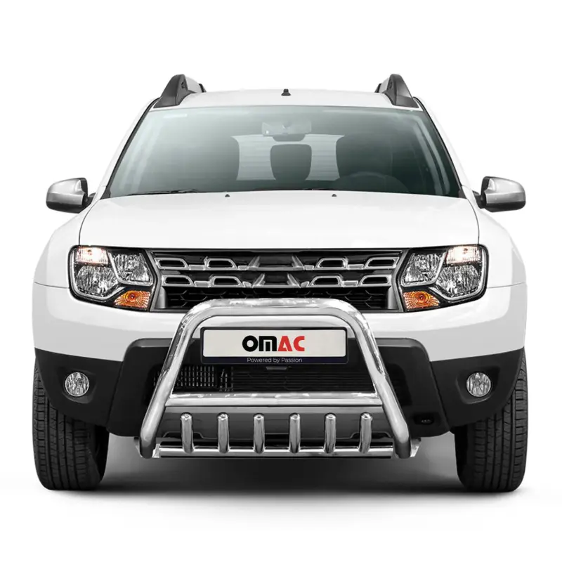 Preiswert Frontbügel Frontschutzbügel für Dacia Duster 2010-2018 Grill ABE Stahl Silber