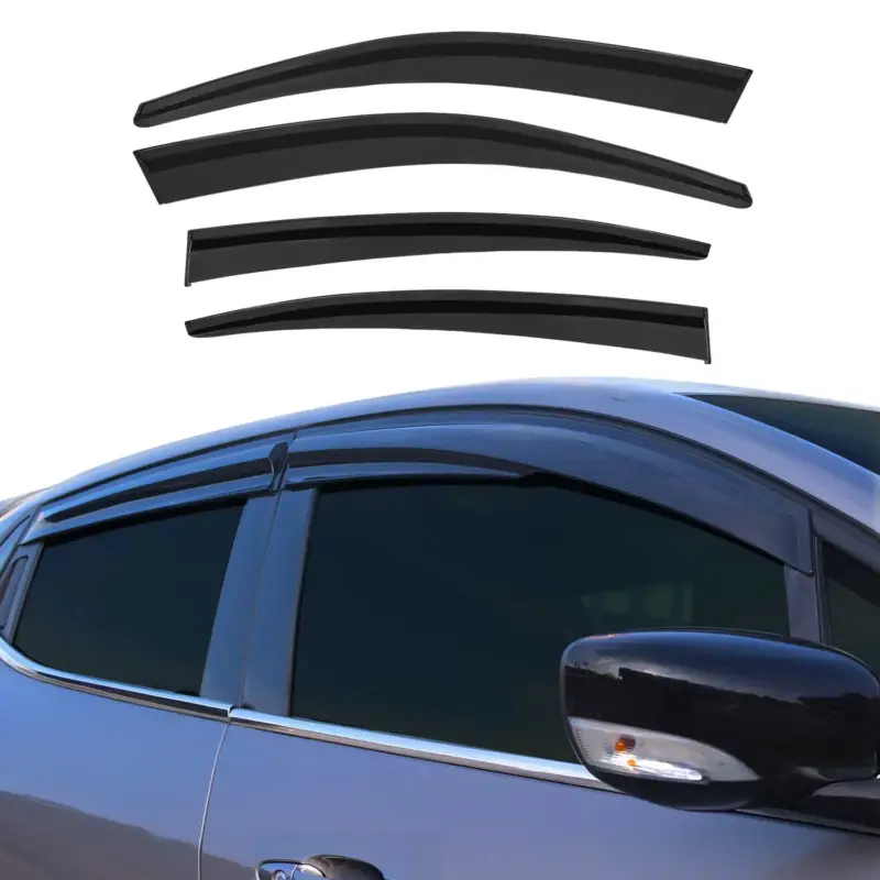 4x Windabweiser Regenabweiser für Fiat Tipo 2015-2026 Acryl Dunkel Aktuell