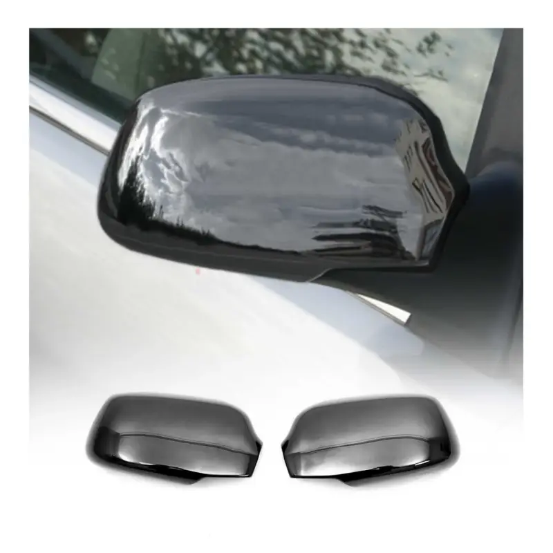 Spiegelkappen für Ford Focus C-MAX Focus mk2 Mondeo mk3 Chrom ABS Dunkel Garantierte Lieferung