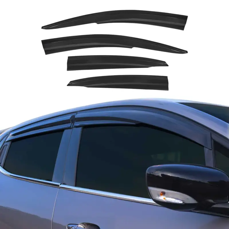 4x Windabweiser Regenabweiser für Ford Focus 2004-2010 Limo Schrägheck Dunkel Garantierte Lieferung