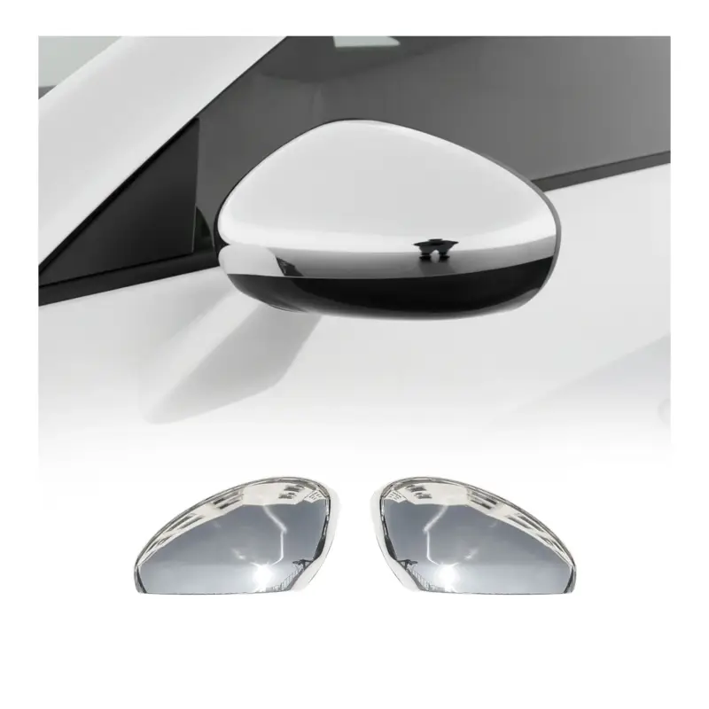 Spiegelkappen Spiegelabdeckung für Citroen C4 2010-2018 Edelstahl Chrom 2tlg Sonderaktion