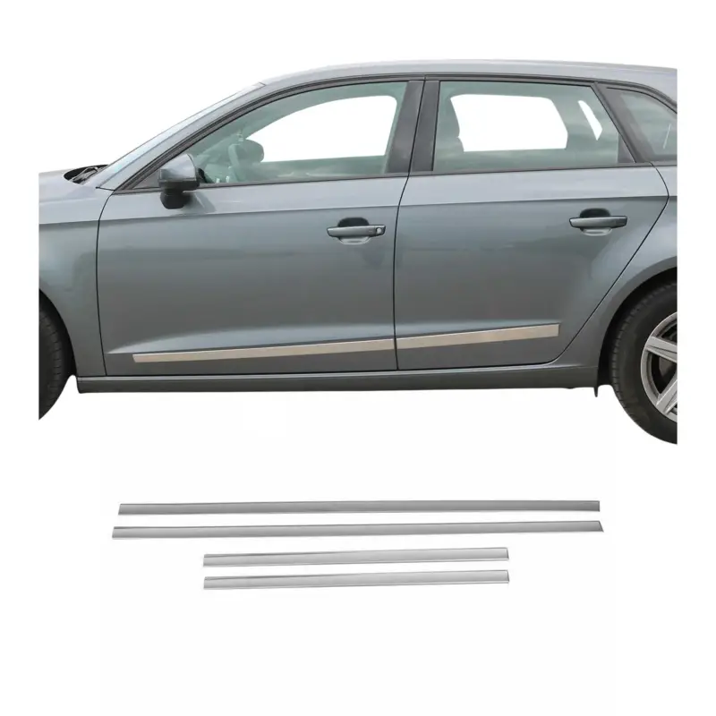 Zertifiziert Türschutz Türleiste Seitentürleiste für Dodge Journey 2009-2020 Chrom Stahl 4x