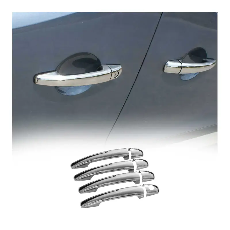 Türgriff Blende Türgriffkappen für Fiat Scudo 2007-2016 Edelstahl Silber 8tlg Sichere Zahlung
