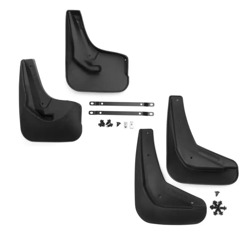 Schmutzfänger Kotflügel für Ford Focus Schrägheck 2011-2018 ABS Schwarz 4x Expressversand