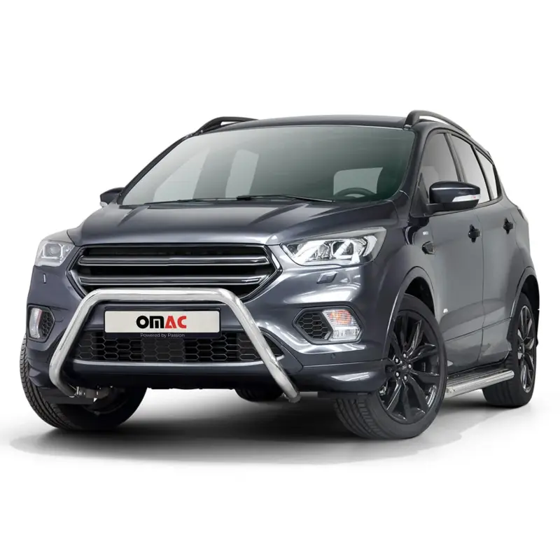 Frontbügel Frontschutzbügel für Ford Kuga II 2017-2019 FL mit ABE Stahl Silber Preiswert
