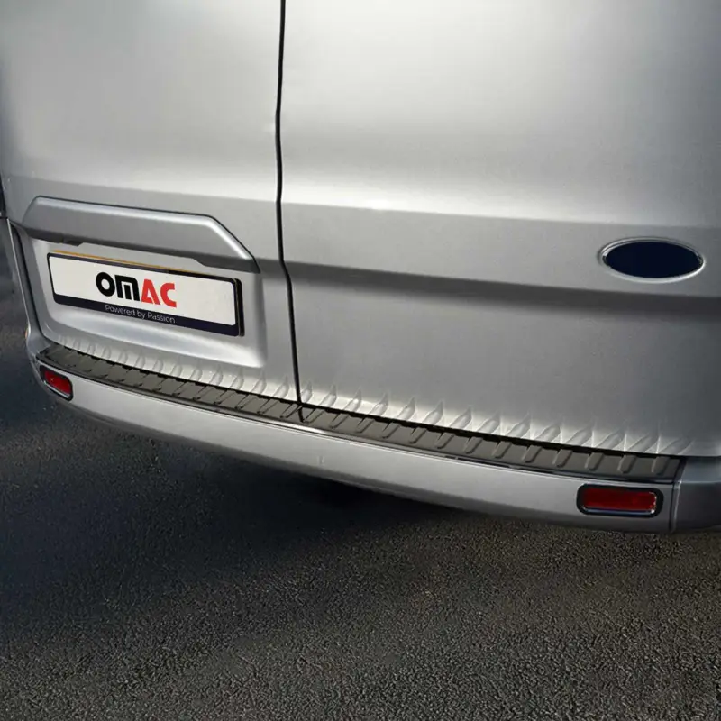 Abverkauf Ladekantenschutz Stoßstange für Ford Tourneo Custom I 2012-2023 Dunkel Chrom