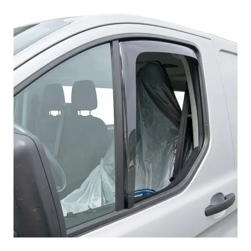 Windabweiser Regenabweiser für Ford Transit Tourneo Custom 2013-2023 Dunkel 2x Saisonangebot