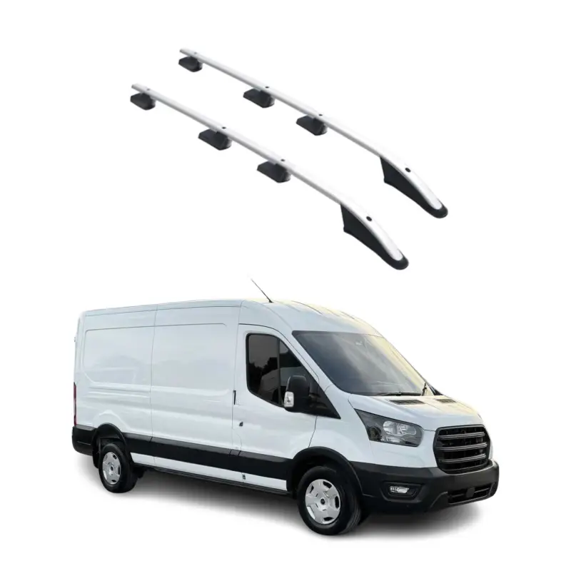 Wochenendangebot Aluminium Dachreling Querträger für Ford Transit 2015-2026 Extra L3 Langer Grau