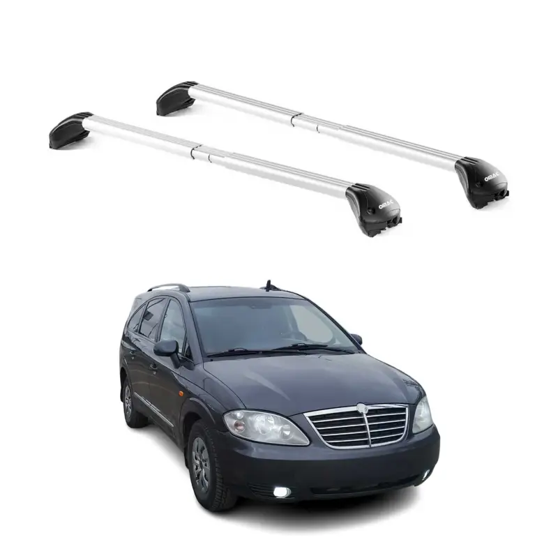 Bestseller Dachträger Grundtäger für Ssangyong Rodius 2004-2019 5 tür 100kg Alu Grau 2x ABE