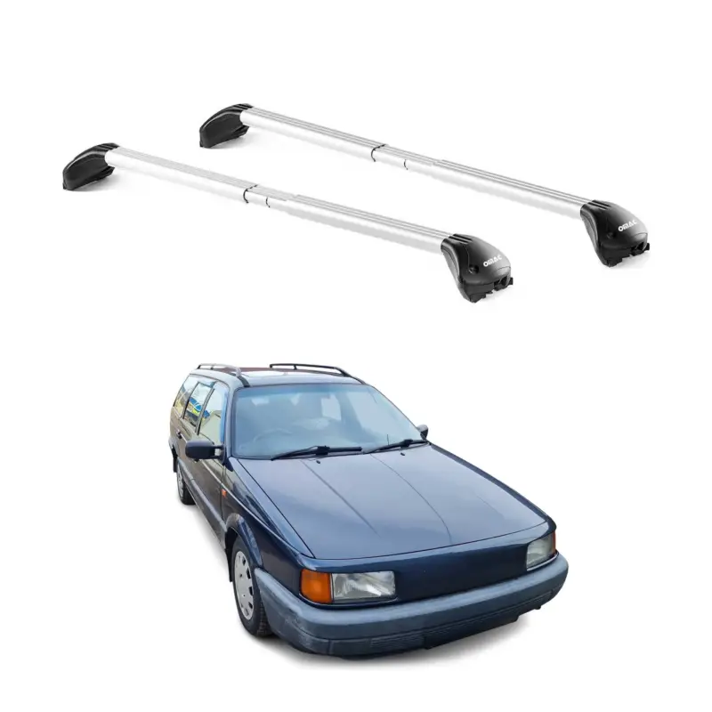 Neuheit Dachträger Grundtäger für VW Passat Kombi B2-B3-B4 1980-1996 100kg Alu Silber 2x