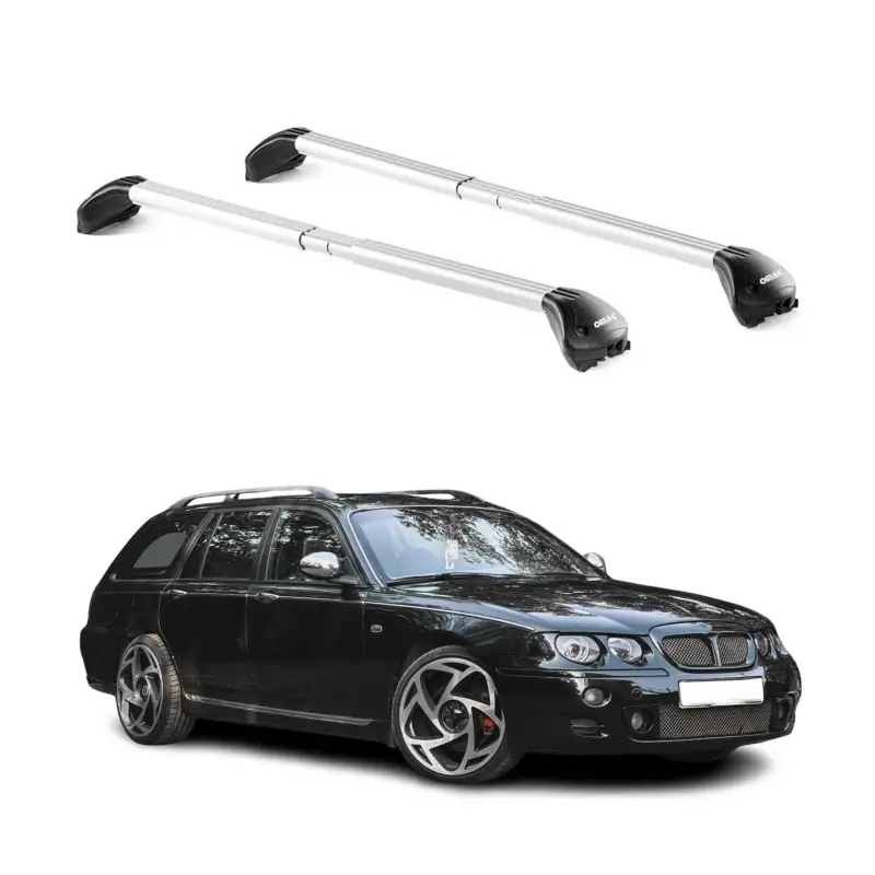 Dachträger Grundtäger für MG ZT-T Kombi 2002-2005 5 tür 100kg Alu Silber 2x ABE Geprüft