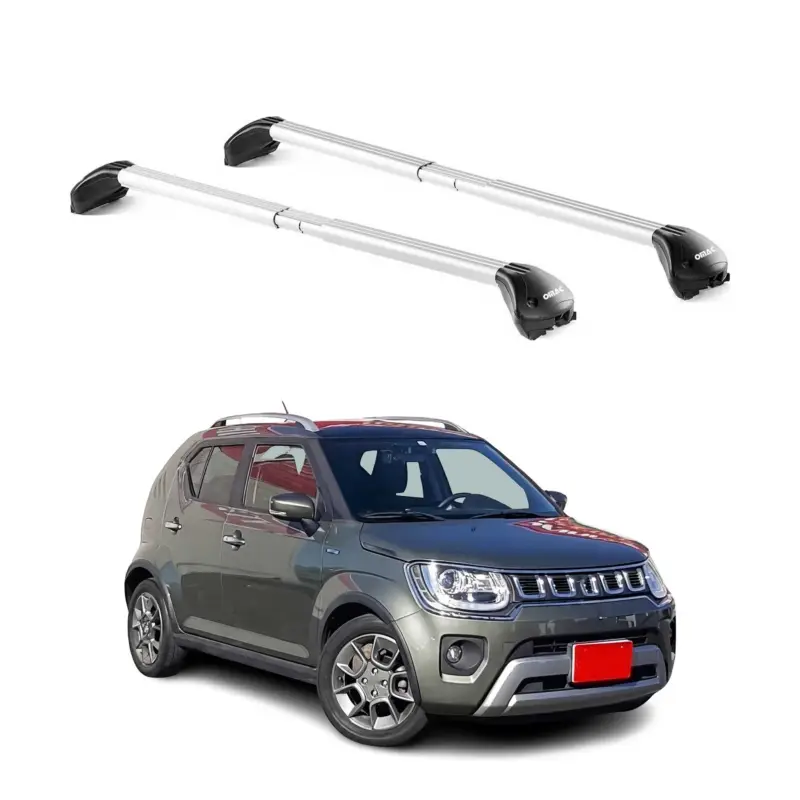 Dachträger Grundtäger für Suzuki Ignis mk2 2016-2026 5 tür 100kg Alu Grau 2x ABE Wochenendangebot