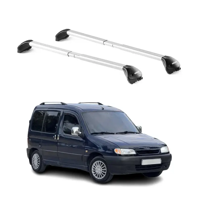Neuheit Dachträger Grundtäger für Citroen Berlingo 1996-2008 100kg Alu Silber 2 tlg ABE