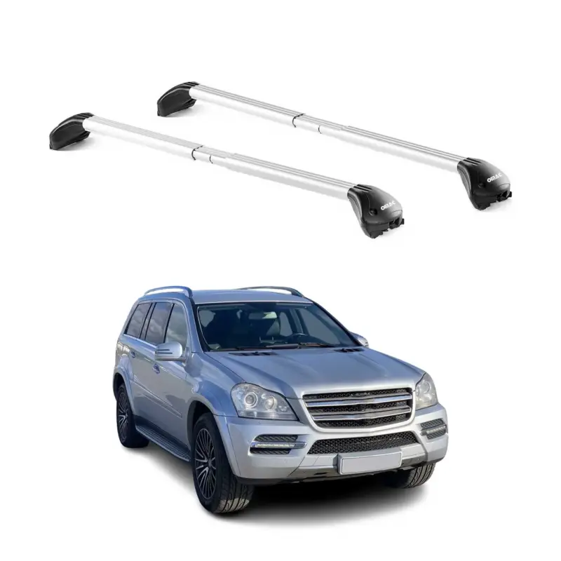 Jetzt Bestellen Dachträger Grundtäger für Mercedes GL Klasse X164 2006-2012 100kg Alu Silber ABE