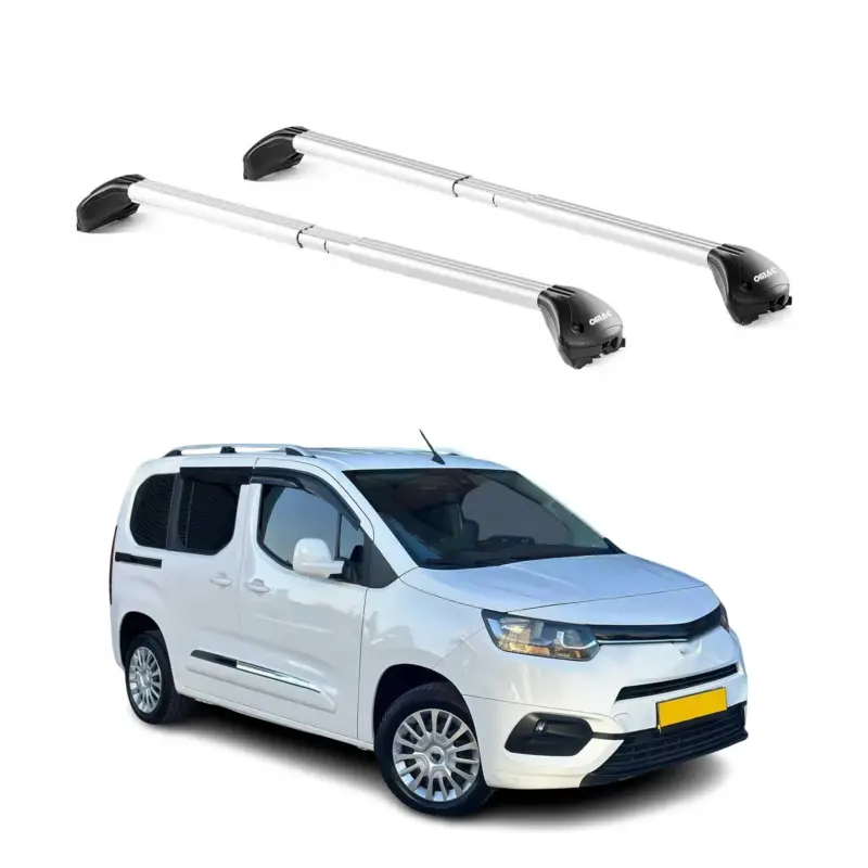 Dachträger für Toyota Proace City Verso 2019-2026 3-5 tür 100kg Alu ABE Silber Nur Heute