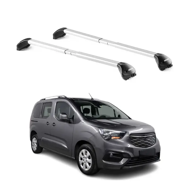Dachträger Grundtäger für Opel Combo E 2019-2026 3-5 tür 100kg Alu Silber 2x ABE Top-Preis