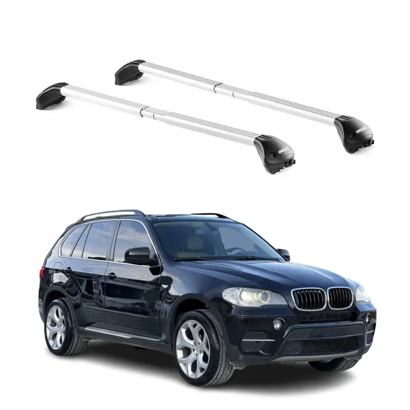 Neuheit Dachträger Grundtäger für BMW X5 E70 E53 1999-2013 5 tür 100kg Alu Silber 2x ABE