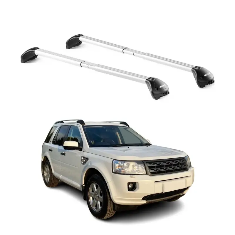 Dachträger Grundtäger für Land Rover Freelander 2 2007-2015 100kg Alu Silber ABE Angebot