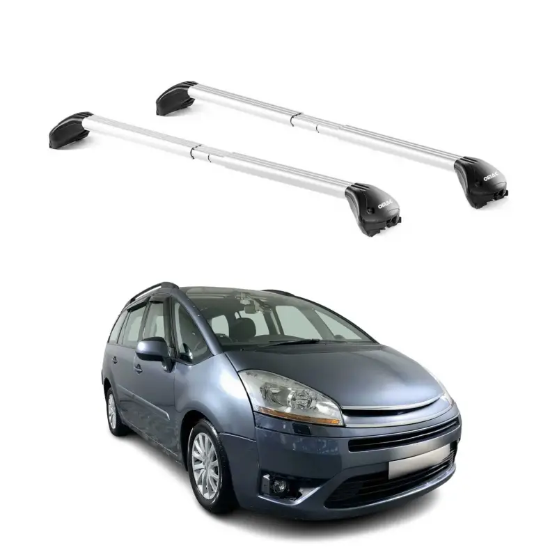 Dachträger Grundtäger für Citroen C4 Picasso 2006-2013 5tür 100kg Alu ABE Silber Günstig