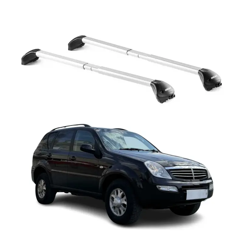 Direkt Vom Hersteller Dachträger Grundtäger für Ssangyong Rexton I 2001-2006 5tür 100kg Alu ABE Silber