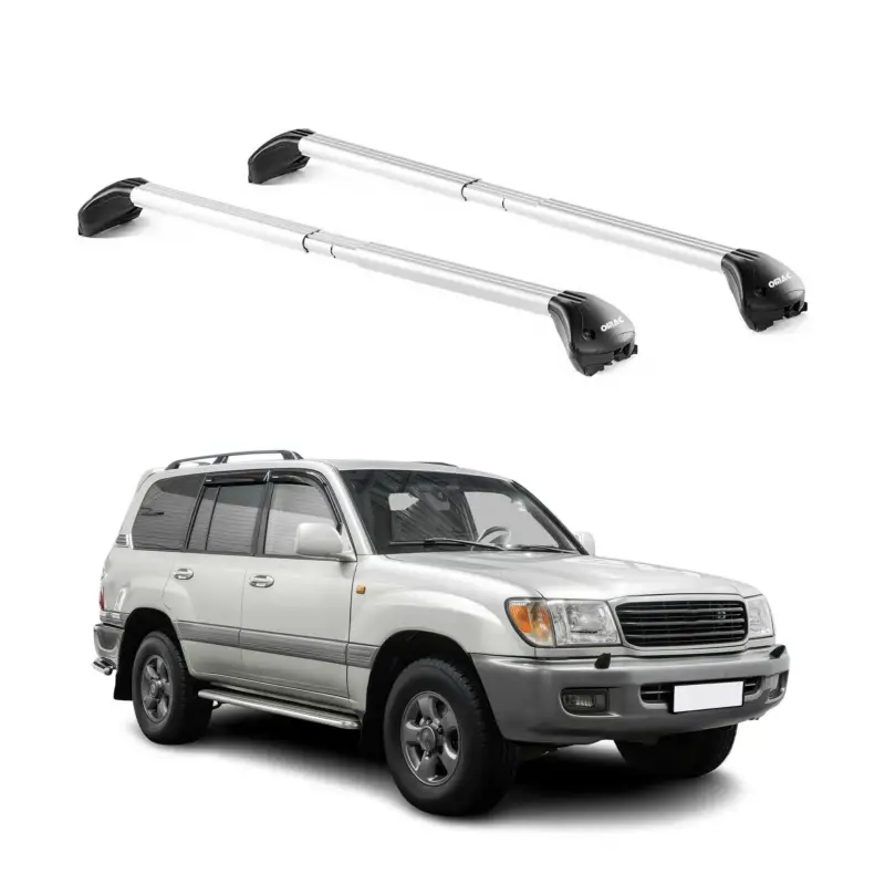 Dachträger für Toyota Land Cruiser 90 1996-2002 3 tür 100kg Alu Silber 2x ABE Mega-Angebot