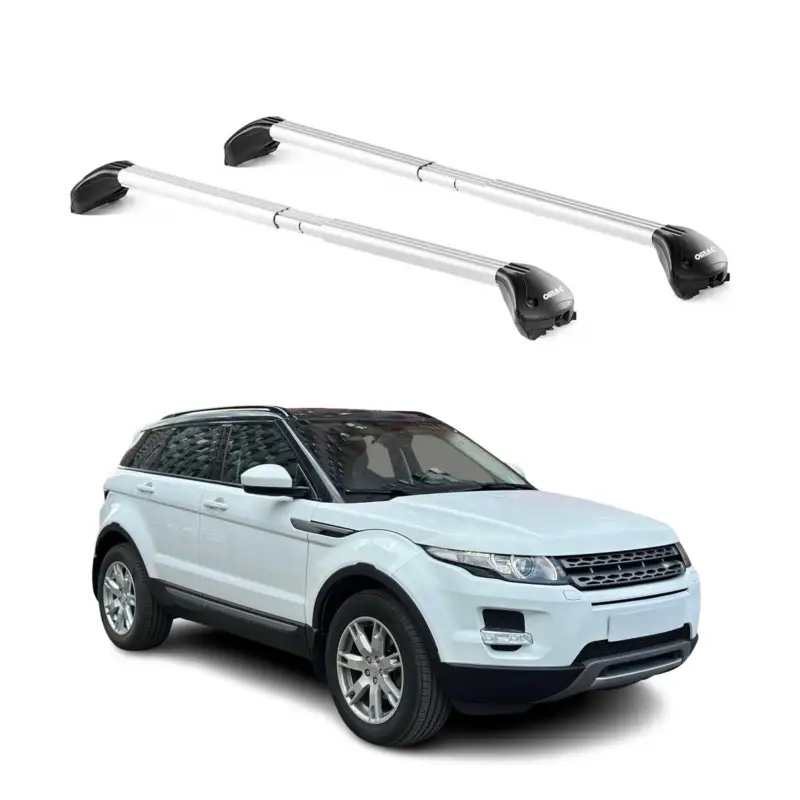 Dachträger für Land Rover Evoque L538 2011-2018 5 tür 100kg Alu Silber 2x ABE Mega-Angebot