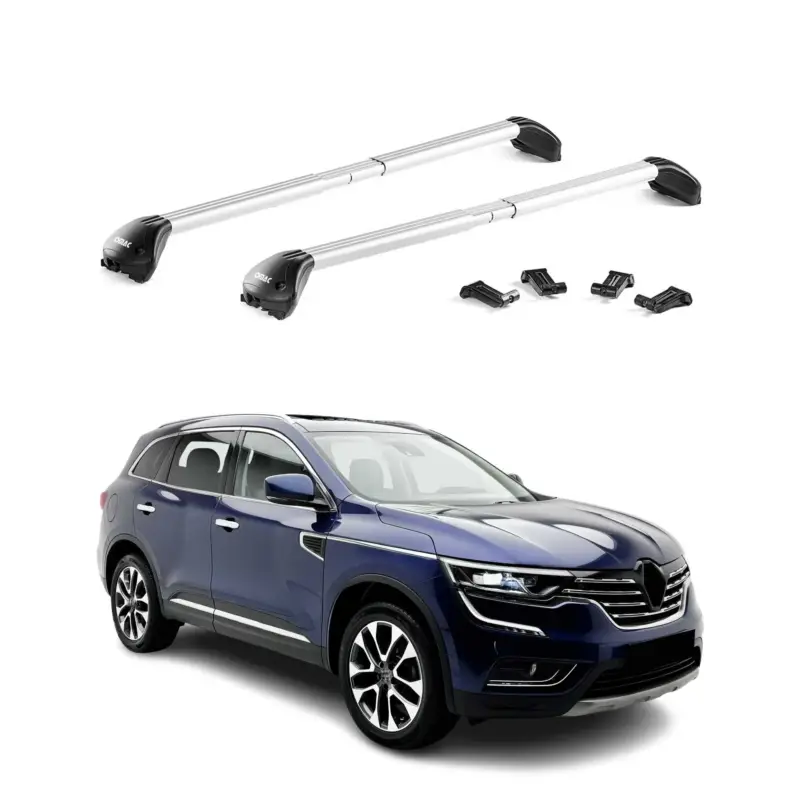 Expressversand Dachträger Grundtäger für Renault Koleos mk2 2016-2024 100kg Alu Silber 2x ABE